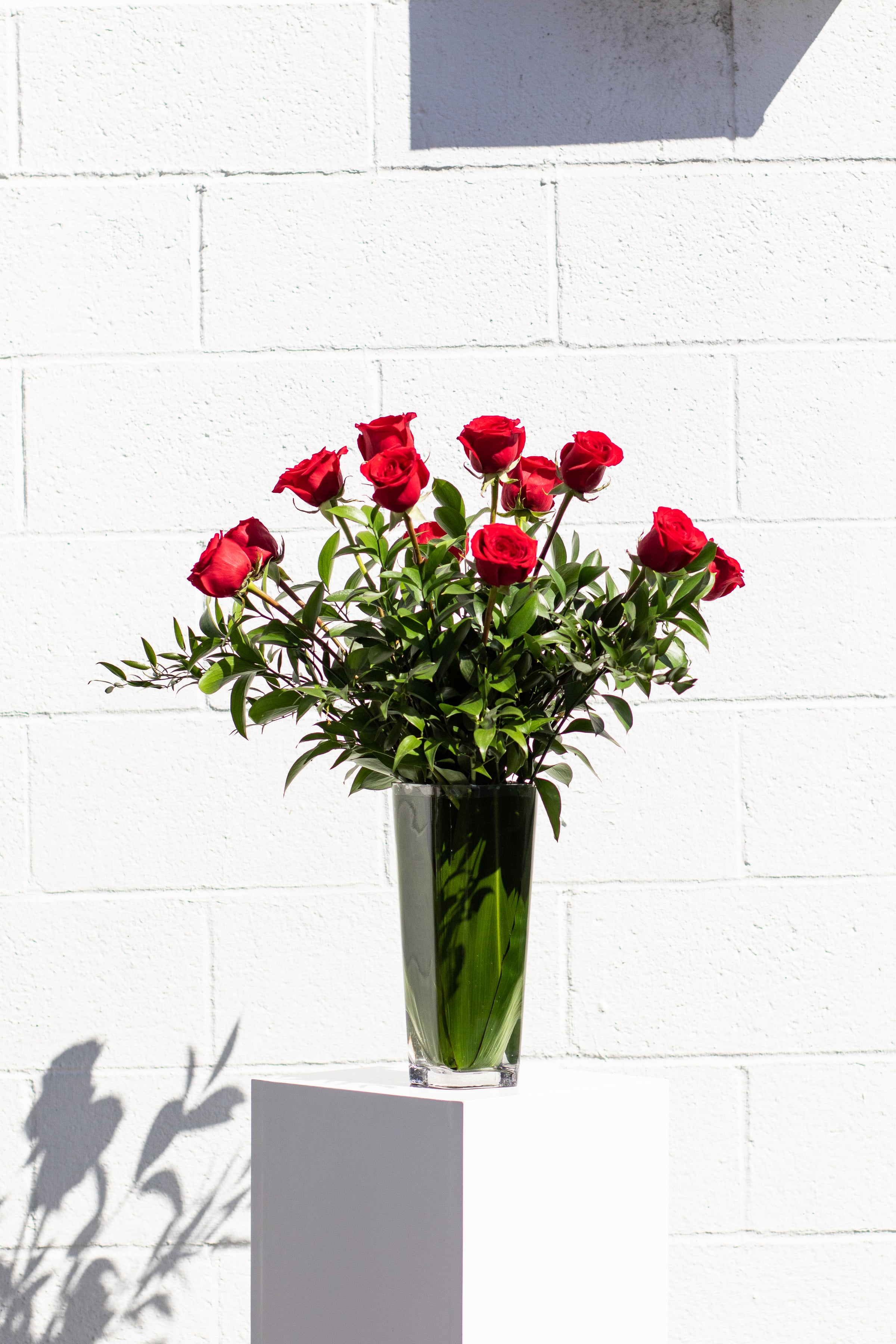 kissed by tulips dozen roses