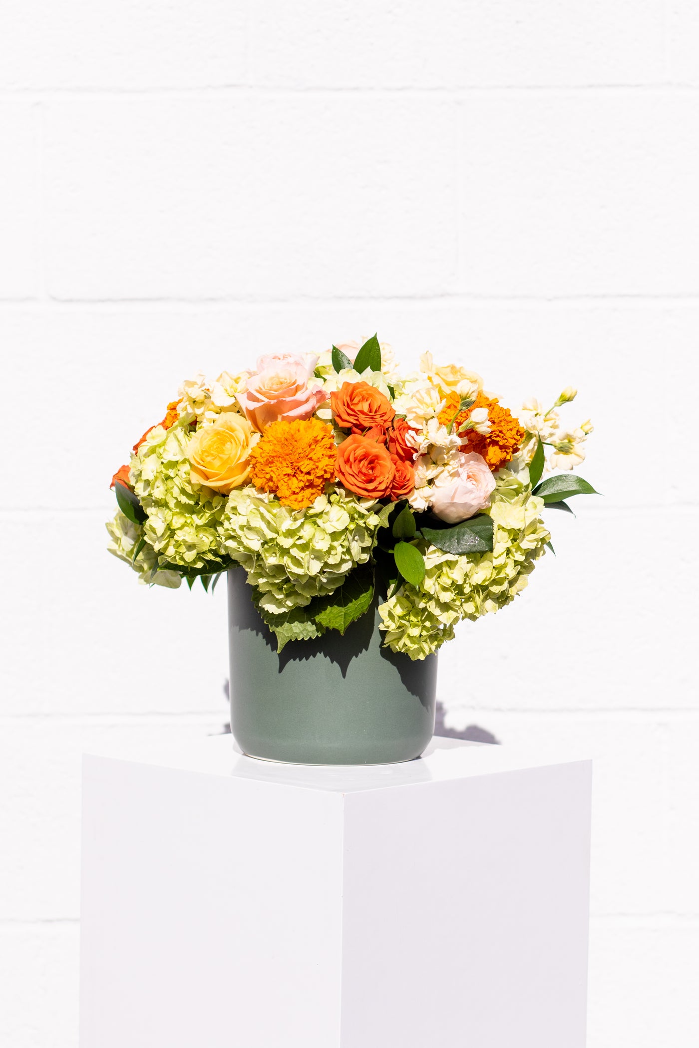 Orange, peach and yellow blooms - Kissed By Tulips