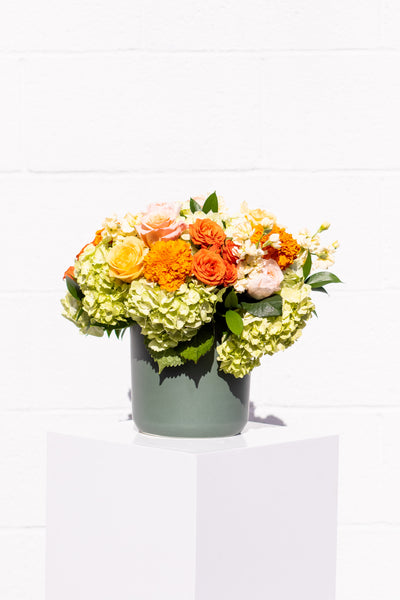 Orange, peach and yellow blooms - Kissed By Tulips